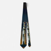 土星V宇宙ロケット打ち上げNASA写真 ネクタイ (正面)