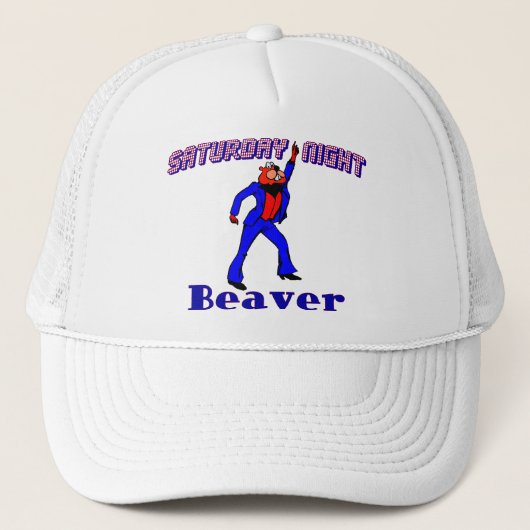 土曜の夜のディスコのビーバー キャップ (正面)