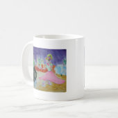 土曜の夜の振動踊り コーヒーマグカップ (正面左)