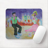 土曜の夜の振動踊り マウスパッド (マウス)
