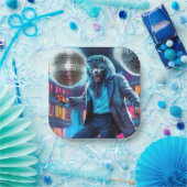 土曜の夜の狼の男は、放り出して泣きながら ペーパープレート (パーティー)