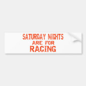 土曜の夜はレース用 バンパーステッカー (正面)