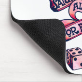 土曜の夜は戦っても大丈夫 マウスパッド (コーナー)