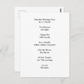 土曜の朝顔 ポストカード (正面/裏面)