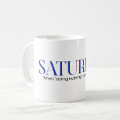 土曜の朝 コーヒーマグカップ (正面左)