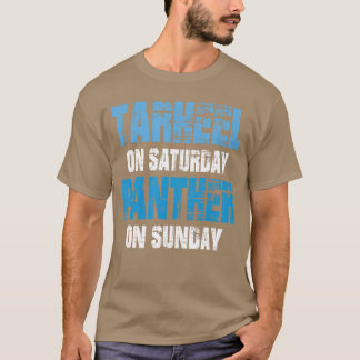 土曜はTarheel、日曜はPanther派！おもしろスポーツデザイン Tシャツ