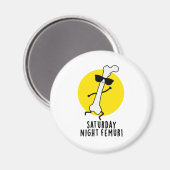 土曜ナイトフェムールボーンおもしろいプン マグネット (正面/裏面)