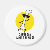 土曜ナイトフェムールボーンおもしろいプン マグネット (正面)