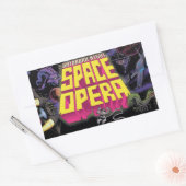 土曜ナイト宇宙オペラステッカー! 長方形シール (封筒)