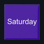 土曜マグネット マグネット<br><div class="desc">土曜マグネット。この磁石を使用して識別または分類する。</div>