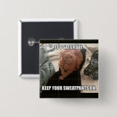 土曜日のアドバイス 缶バッジ (正面&裏面)