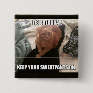 土曜日のアドバイス 缶バッジ