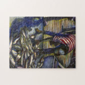 土曜日の恵みハーバーアイランド ジグソーパズル (横)