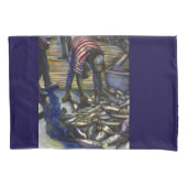 土曜日の恵み,バハマのハーバー島 枕カバー (正面)