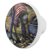 土曜日の恵み、港島、バハマ セラミックノブ (右)