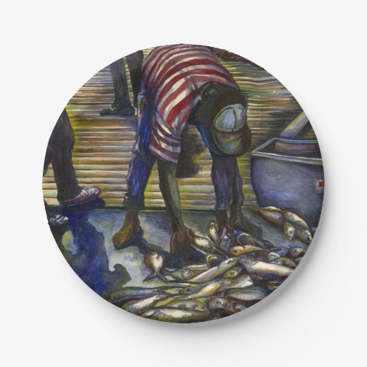 土曜日の恵み、港島、バハマ ペーパープレート (正面)