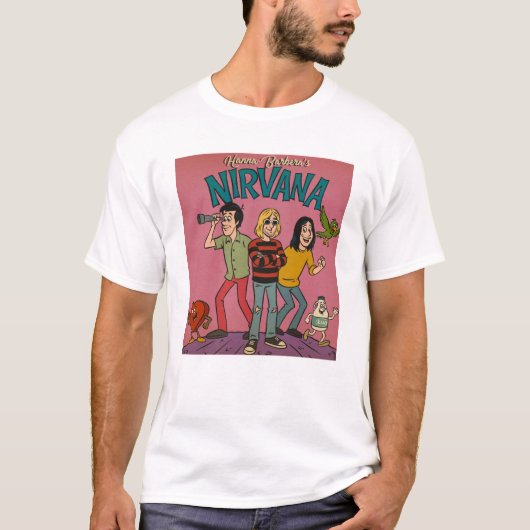 土曜日の朝のニルヴァーナ・カートゥーン Tシャツ (正面)