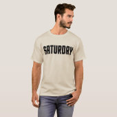 土曜日の言葉 Tシャツ (正面フル)