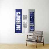 土曜日はロングウッド大学のランサーズ用 タペストリー (インサイチュ)