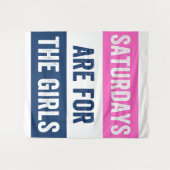 土曜日は女の子のためだ タペストリー (正面(横))