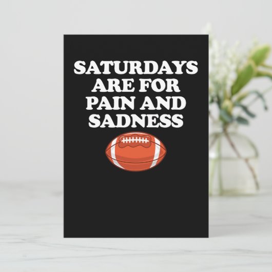 土曜日は痛みと悲しみのサッカーのために 招待状 (スタンド正面)