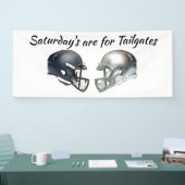 土曜日はTailgates行き 横断幕 (トレードショー)