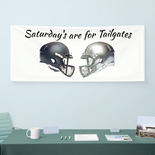 土曜日はTailgates行き 横断幕 (トレードショー)