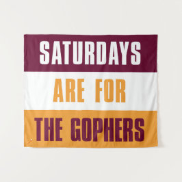 土曜日はThe Gophers, Minnessotaのために タペストリー