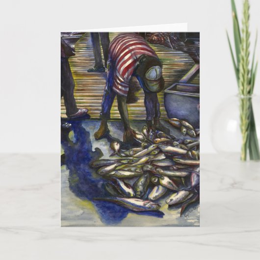 土曜日恵みバハマグリーティングカード カード (正面)