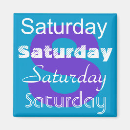 土曜日磁石 マグネット