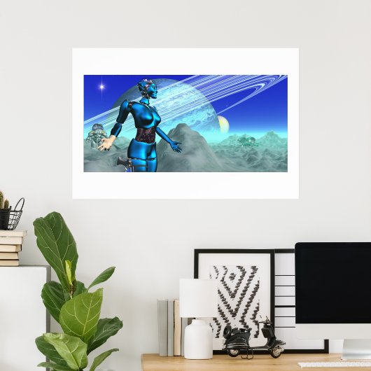 土曜日 ポスター (ホームオフィス)