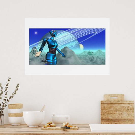 土曜日 ポスター (キッチン)