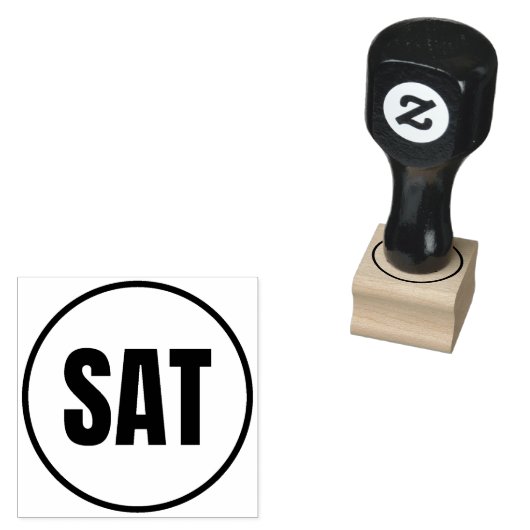 土曜日 ラバースタンプ (押印)