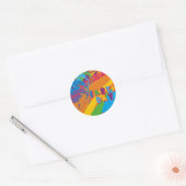 土曜Tシャツとギフト ラウンドシール (封筒)