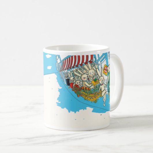 土木と那美の散歩 コーヒーマグカップ (正面右)