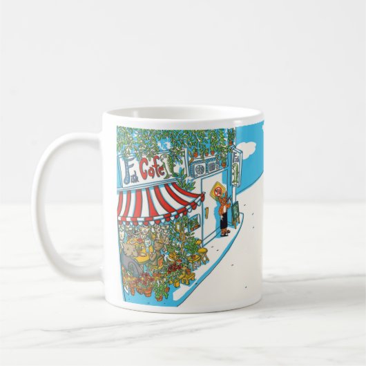 土木と那美の散歩 コーヒーマグカップ (左)