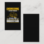 土木エンジニアリング建物技術者 名刺 (正面/裏面)