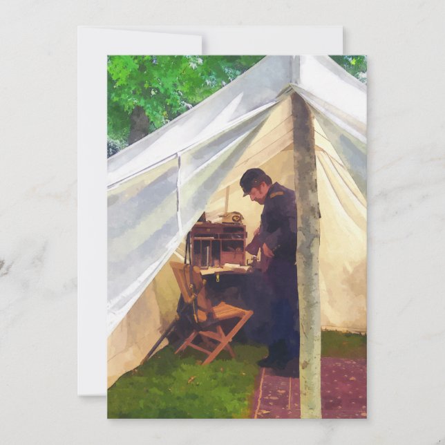 土木将校テント (正面)