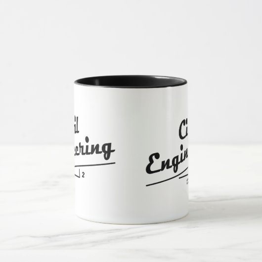 土木工士法面 マグカップ (中央)