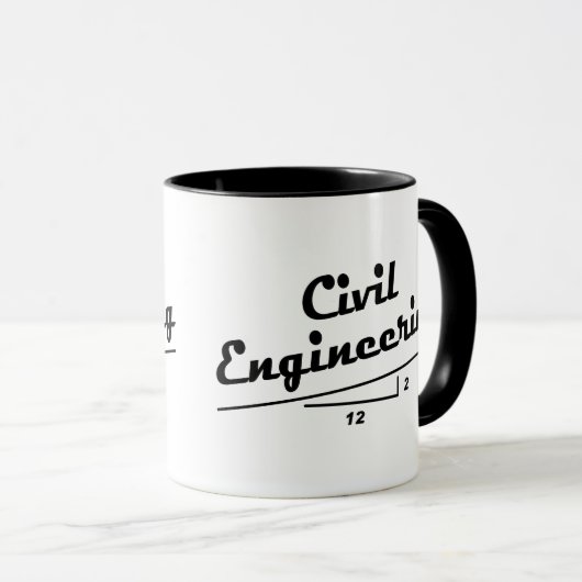 土木工士法面 マグカップ (正面右)