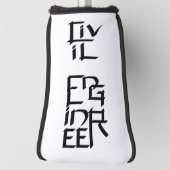 土木工学キャラクター ゴルフヘッドカバー (回転90)