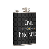 土木工学科装飾線 フラスク (右)