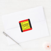 土木工最高の事計 スクエアシール (封筒)