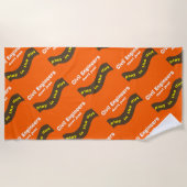 土木工遊士 ビーチタオル (正面)