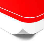 土木工食べ物を与え士を呼ばない ポスター (角)