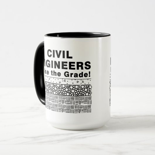 土木技師が級マグを作る マグカップ (正面左)