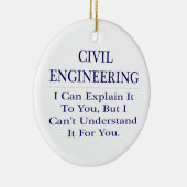 土木技師のジョーク…説明が分からない セラミックオーナメント (右)