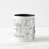 土木技師のマグ マグカップ (中央)