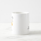 土木技師のユーモラスな定義を個性あふれるデザインで コーヒーマグカップ (中央)