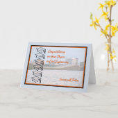 土木技師の程度のためのカード カード (黄色い花)